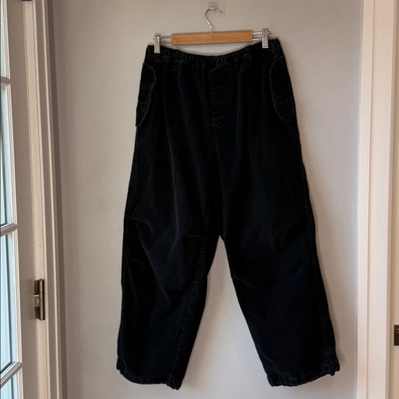 BDG Urban Outfitters Corduroy Baggy Balloon Pant Washed Black Medium - Picture 3 of 11